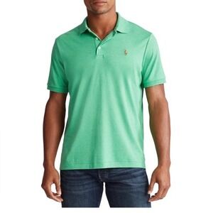 Polo Ralph Lauren Polo Shirt Men's Size XXL Classic Fit Soft Touch Palm Green‎